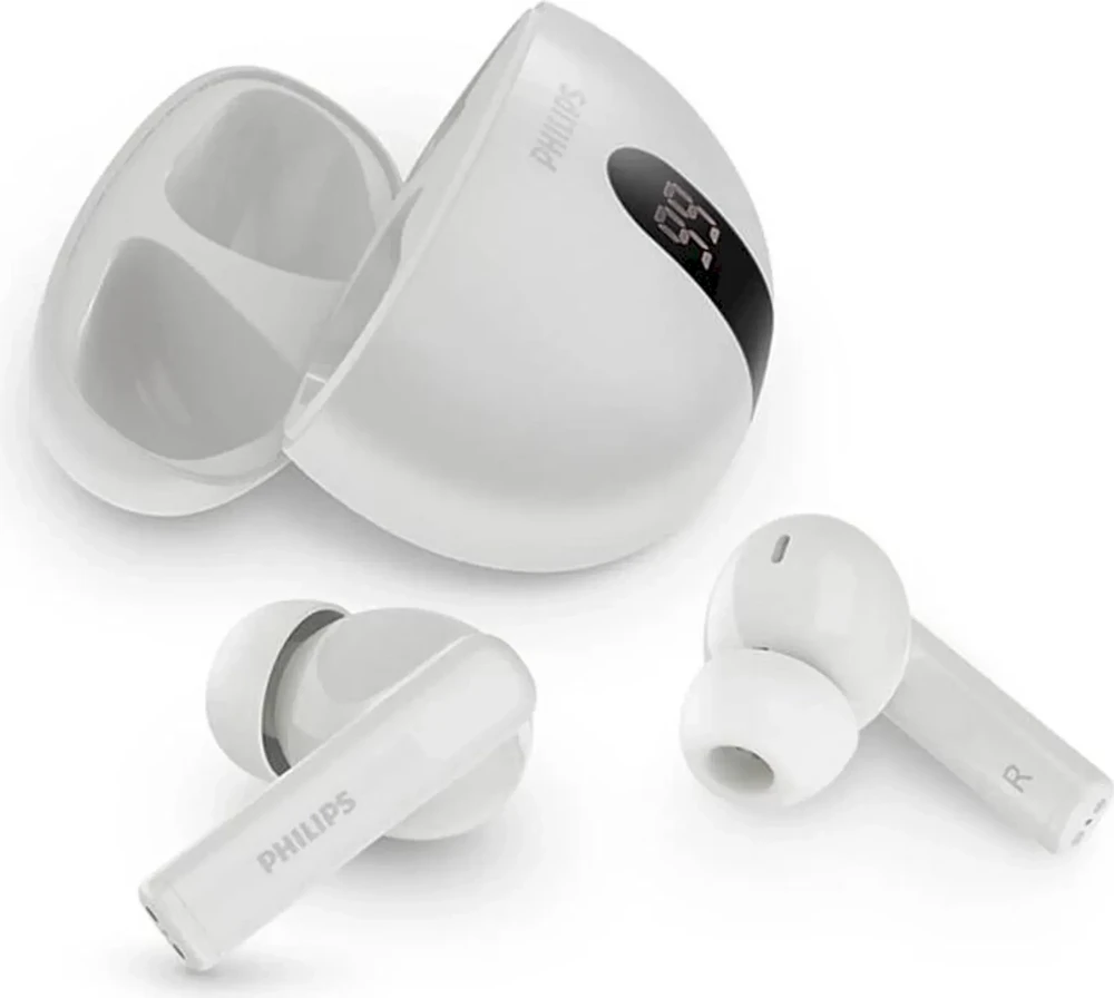 Philips TAT2520WT/00 Ausinės be mikrofono ir ausinės su mikrofonu Laisvų rankų įranga Bevielis Įkišamos į ausį Skambučiai / muzika Bluetooth Balta