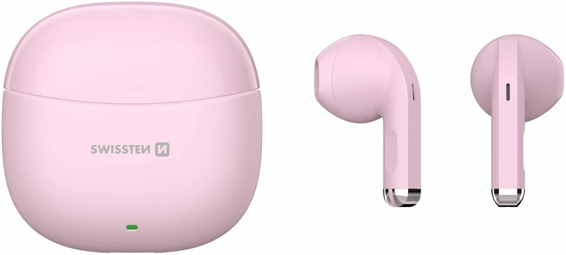 Ausinės Swissten TWS Mini TUNE Bluetooth Stereo Earbuds su mikrofonu Rožinė