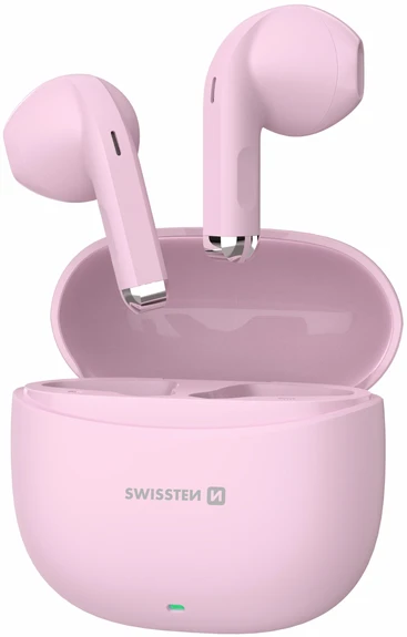 Ausinės Swissten TWS Mini TUNE Bluetooth Stereo Earbuds su mikrofonu Rožinė