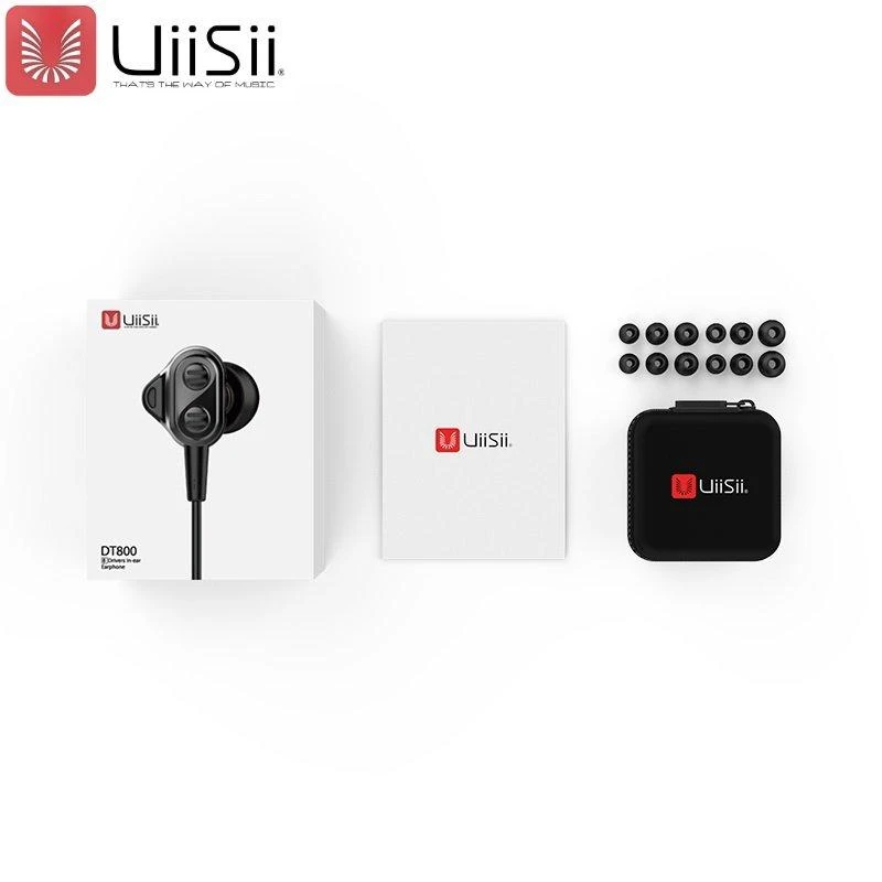 „UiiSii Premium Hi-Res“ originalios ausinės su mikrofonu ir garsumo valdymu / 3,5 mm / 1,2 m
