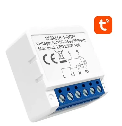 Išmaniojo jungiklio modulis ZigBee Avatto ZWSM16-W1 TUYA