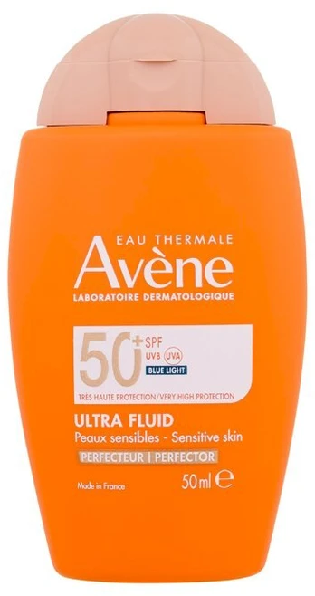Avène Ultra Fluid Tinted SPF 50+ apsauginis fluidas nuo saulės su spalva, 50 ml