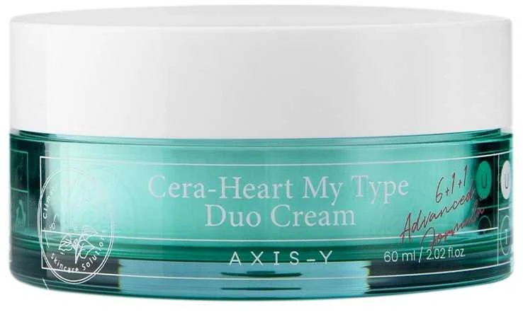 AXIS-Y Cera Heart My Type Duo Cream Drėkinamasis veido kremas, 60 ml