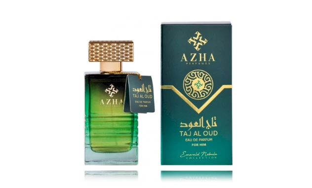 Azha Taj Al Oud EDP parfumuotas vanduo vyrams, 100 ml