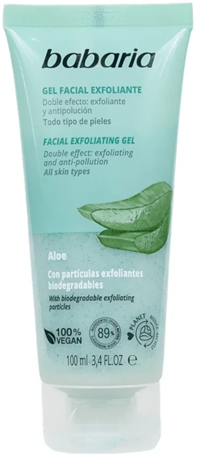 Šveičiamasis veido gelis BABARIA Aloe 100ml