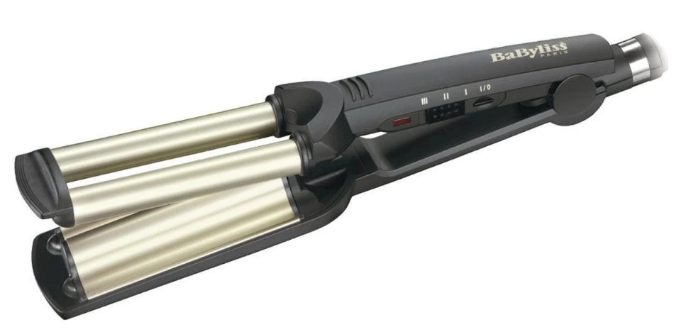 BABYLISS Hair Suktukas C260E Easy wave plaukų garbanojimo geležis Keraminė šildymo sistema, Statinės skersmuo 15 mm, Temperatūra (min) 160 °C, Temperatūra (maks.) 200 °C, Šildymo lygių skaičius 3, 60 W, Juodas, Taip, Taip
