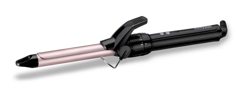 BABYLISS Plaukai Suktukas C319E Statinės skersmuo 19 mm, Temperatūra (min) 150 °C, Temperatūra (maks.) 180 °C, Šildymo lygių skaičius 10, Ekranas Nr, Juodas