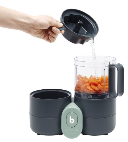 Daugiafunkcis virtuvinis kombainas Babymoov Nutribaby One 4-in-1 (juodas)