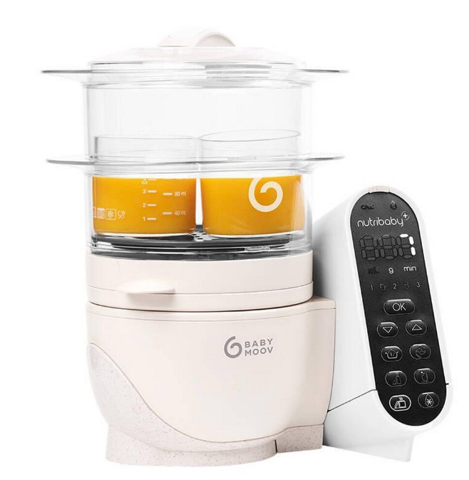 Daugiafunkcis virtuvės kombainas Babymoov Nutribaby(+) 6-in-1 (smėlio spalvos)