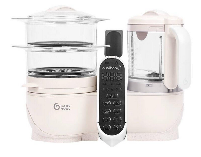 Daugiafunkcis virtuvės kombainas Babymoov Nutribaby(+) 6-in-1 (smėlio spalvos)