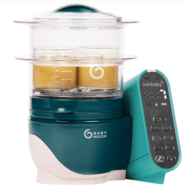 Daugiafunkcis virtuvės kombainas Babymoov Nutribaby 6-in-1, Žalios spalvos