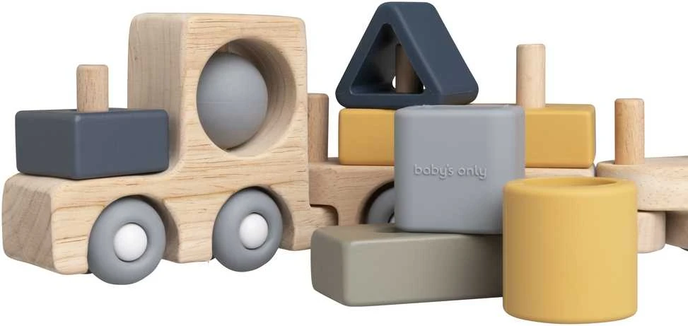 Babys Only Baczek Vienintelis kūdikio medinis žaislinis traukinukas 10+ Žemė BO-860.852.800.50