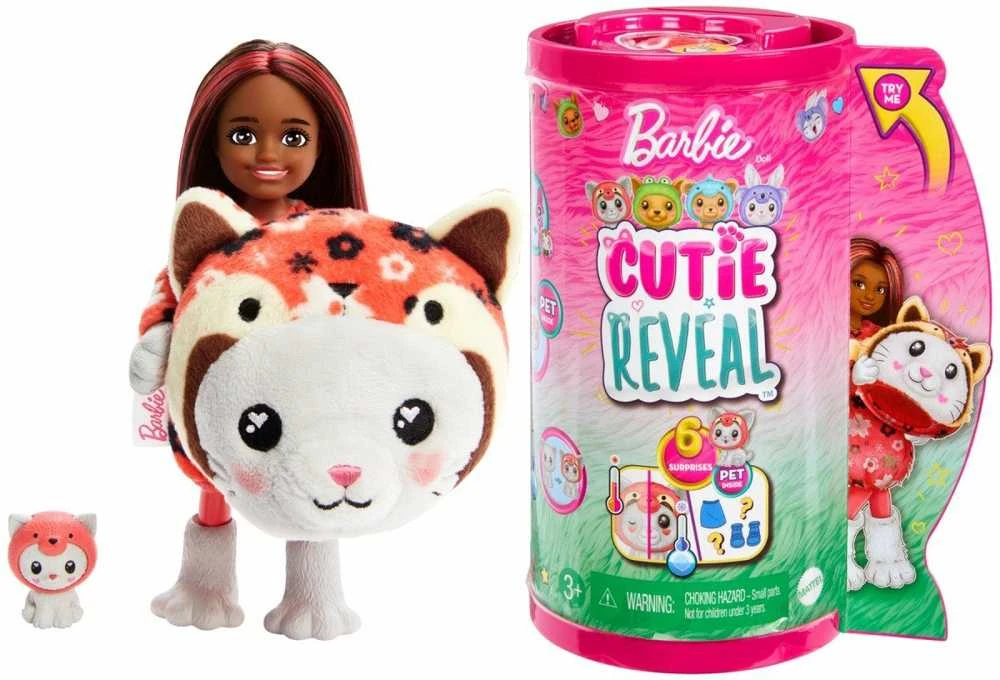 Mattel Lėlė Barbie Chelsea spalvų keitimo katytė-panda HRK28