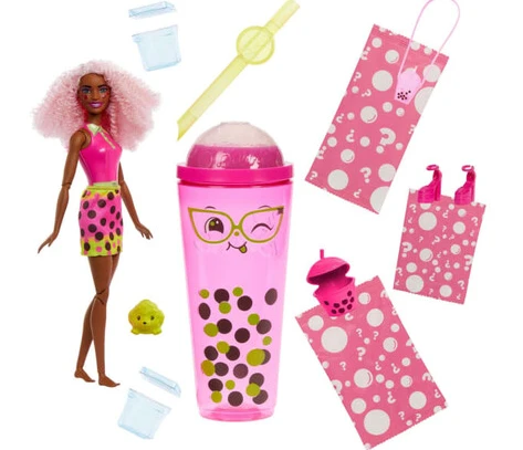 Mattel Lėlė Barbie Pop Reveal Jagoda Bubble Tea su siurprizais