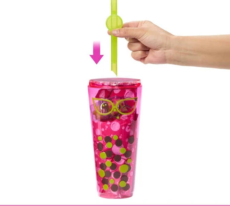 Mattel Lėlė Barbie Pop Reveal Jagoda Bubble Tea su siurprizais