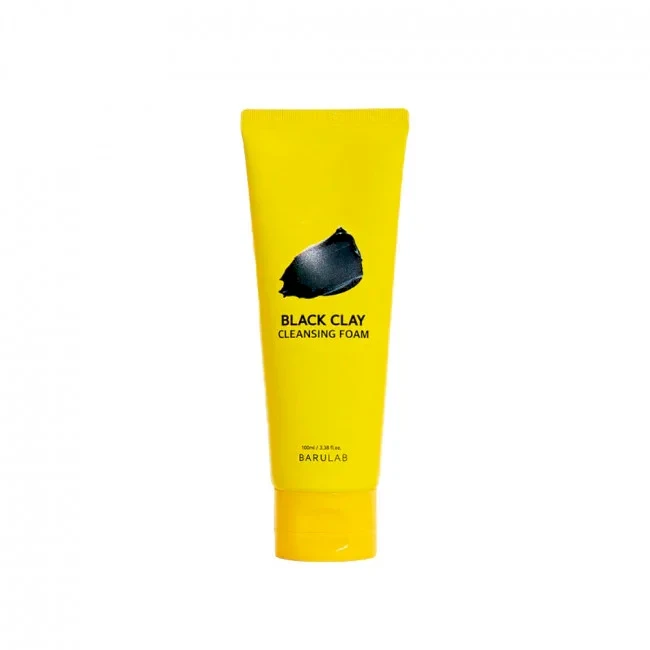 Barulab Juodas Clay Cleansing Foam valomosios veido putos, 100 ml