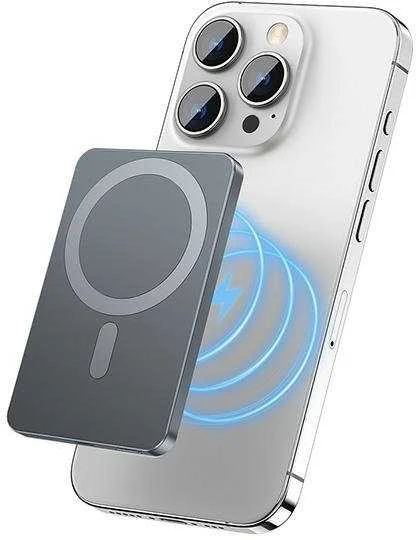 AWEI PowerBank MagSafe P112K 5000mAh pilkos spalvos