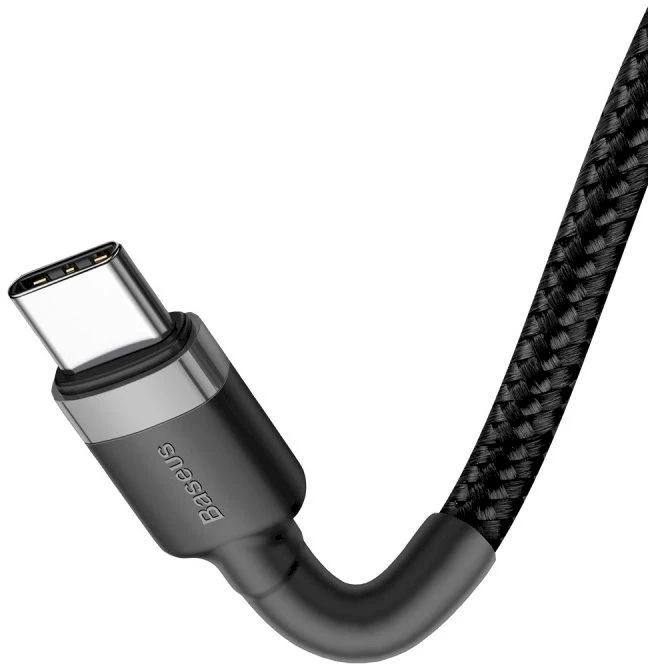 Baseus Cafule kabelis USB-C PD 2.0 QC 3.0 60W 1m - Juodas / Pilkas