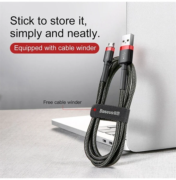 BASEUS USB A - microUSB laidas, 1m