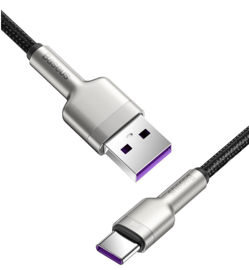 Baseus Cafule USB - USB-C laidas 66W 0.25m - Juodas