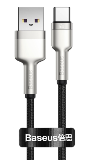 Baseus Cafule USB - USB-C laidas 66W 0.25m - Juodas