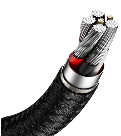 Baseus Cafule USB - USB-C laidas 66W 0.25m - Juodas
