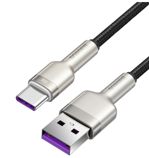 Baseus Cafule USB - USB-C laidas 66W 0.25m - Juodas