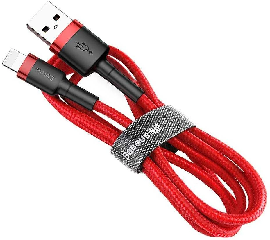 Baseus Cafule kabelis USB - Lightning 2A 3m - Raudonas