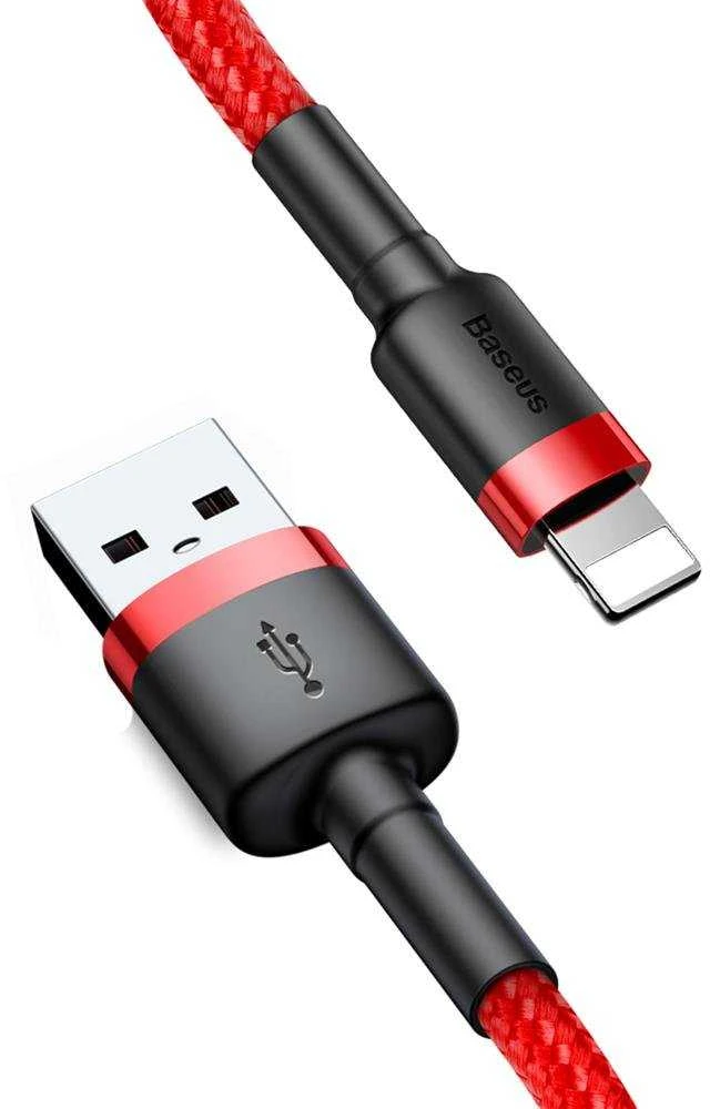 Baseus Cafule kabelis USB - Lightning 2A 3m - Raudonas