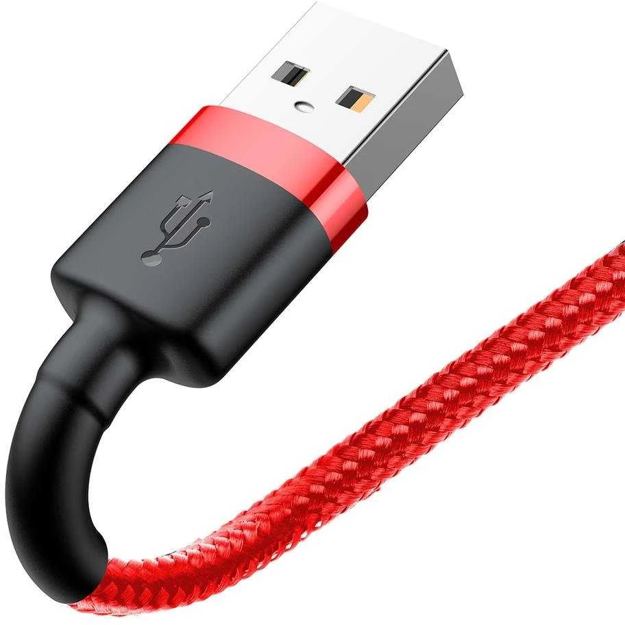 Baseus Cafule kabelis USB - Lightning 2A 3m - Raudonas