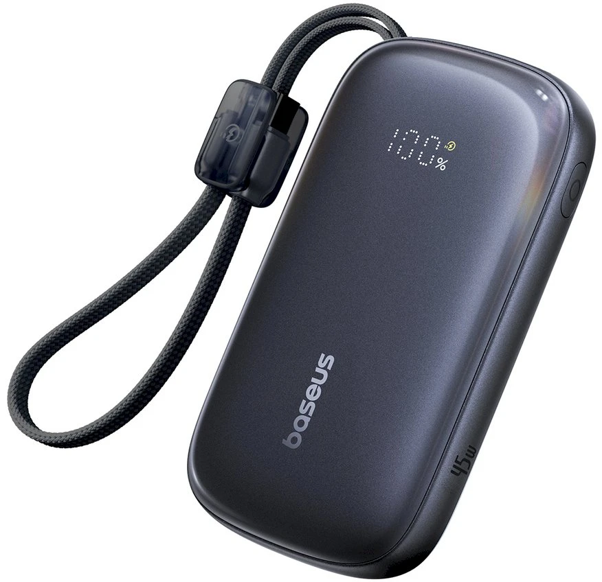 Baseus EnerFill FC21 Qpow 3 Ultra 10000 mAh 45W juoda