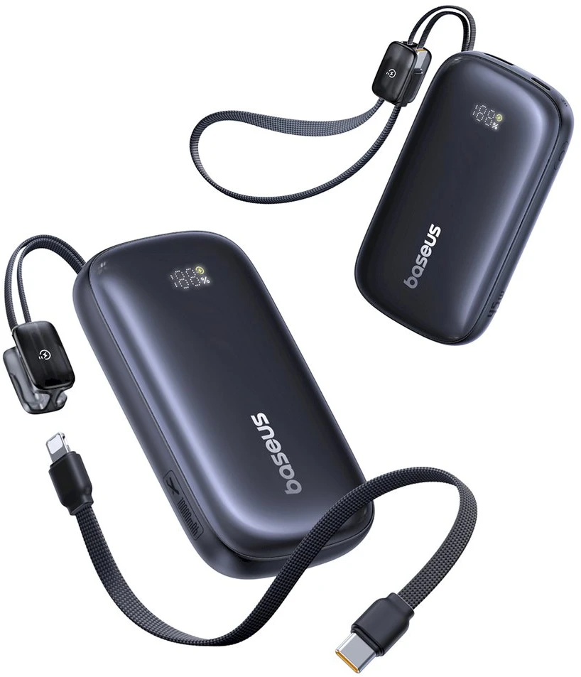 Baseus EnerFill FC21 Qpow 3 Ultra 10000 mAh 45W juoda