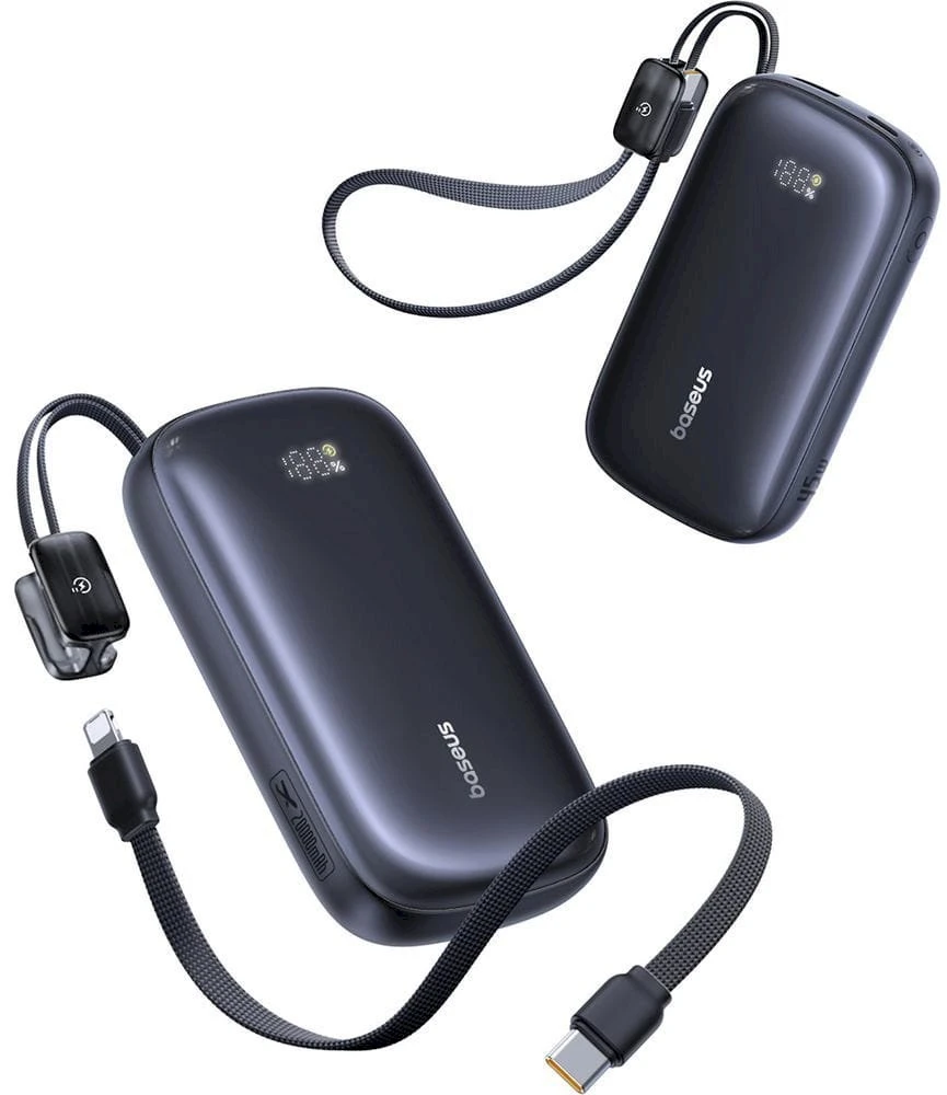 Baseus EnerFill FC21 Qpow 3 Ultra 20000 mAh 22.5W juoda