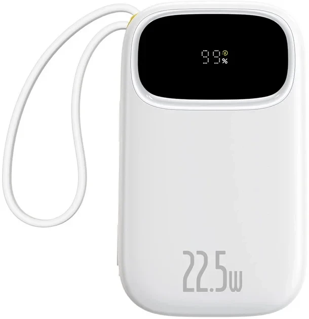 Baseus EnerFill FC31 20000 mAh USB-C Lightning 22.5W balta
