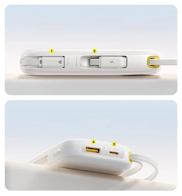 Baseus EnerFill FC31 20000 mAh USB-C Lightning 22.5W balta