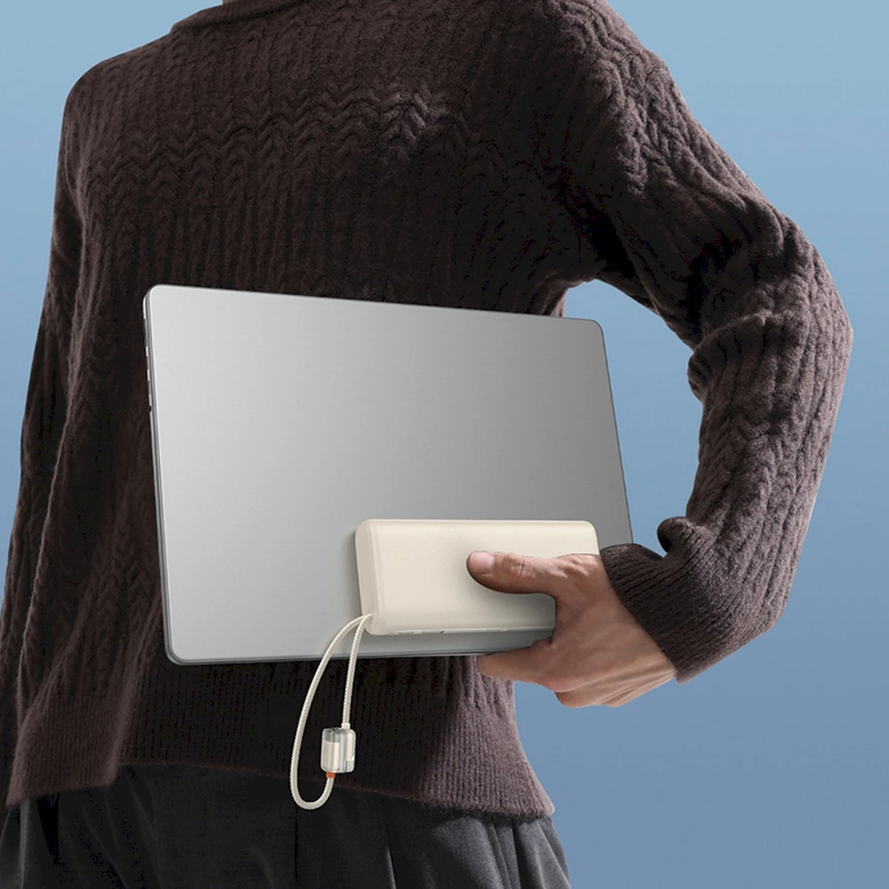 Baseus EnerFill FC41 20000 mAh USB-C 100W smėlio spalva