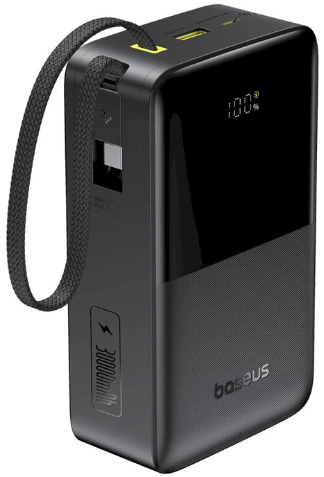 Baseus EnerFill FC51 Bipow 2 Pro 22.5W išorinė baterija 30000mAh Cosmic Juodas