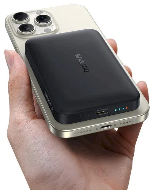 Baseus EnerFill FM11 Ultra-Mini MagSafe 10000 mAh 22.5W balta