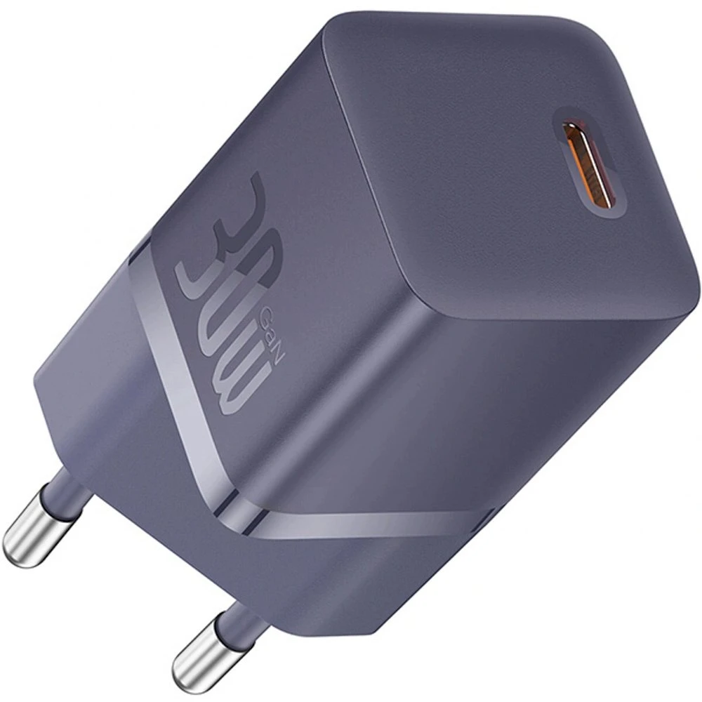 Baseus GaN5 30W USB-C EU - violetinė