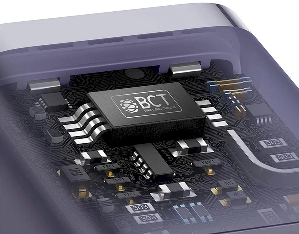 Baseus GaN5 30W USB-C EU - violetinė