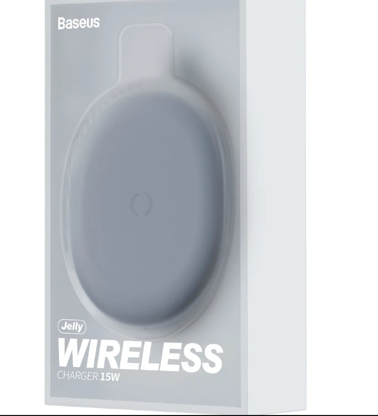 Belaidis indukcinis įkroviklis Baseus Jelly 15W - Juodas