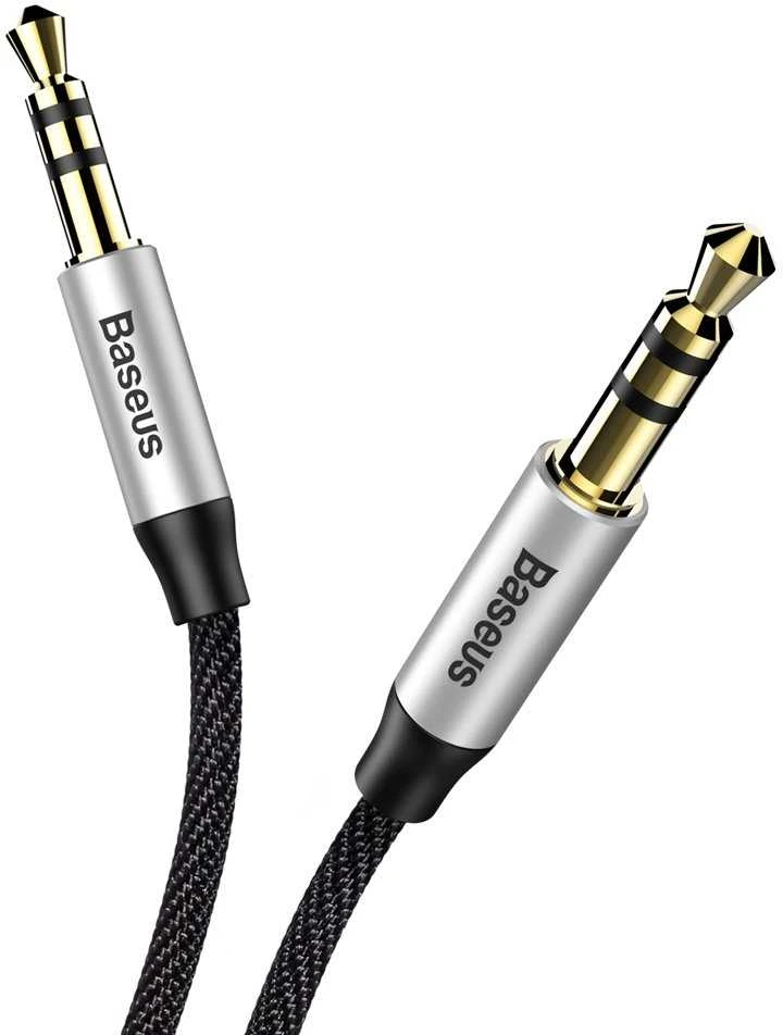 Baseus Yiven Audio Cable 3.5 male Audio M30 1.5 (Juodas)