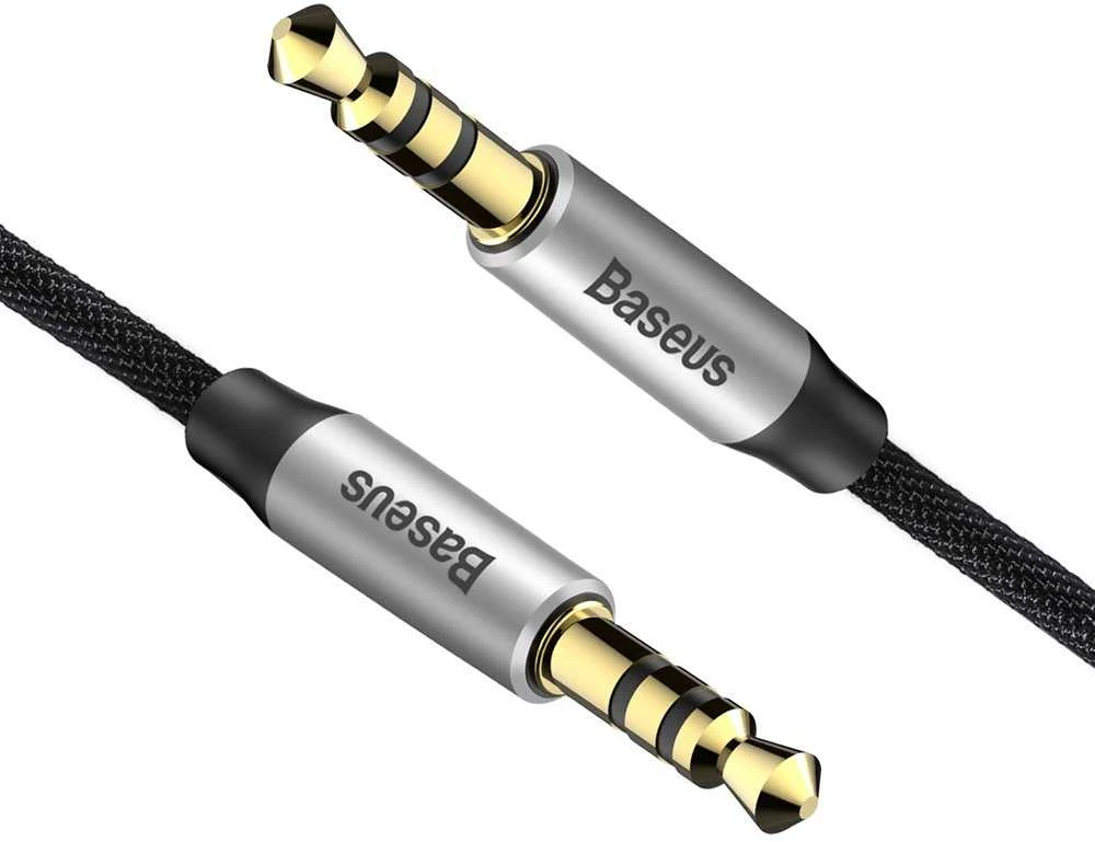 Baseus Yiven Audio Cable 3.5 male Audio M30 1.5 (Juodas)