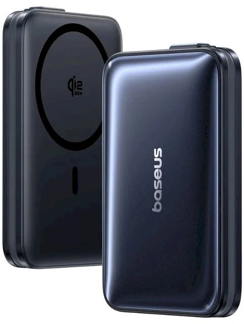 Baseus PicoGo AM61 Qi2.2 45W Magnetic Powerbank 10000mAh Cosmic Juodas