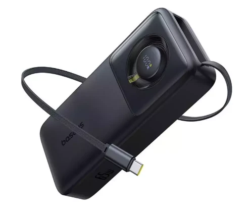 Baseus Free2Pull 20000mAh 65W juoda