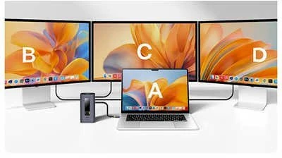 „Baseus Spacemate USB-C 11w1“ | 3x HDMI@60Hz | 2x USB-A 10Gb/s | 1x USB-C 10Gb/s | RJ45 | 2x USB-A | 1x USB-C (PD) | 1x minijungtis 3,5 mm, pilka