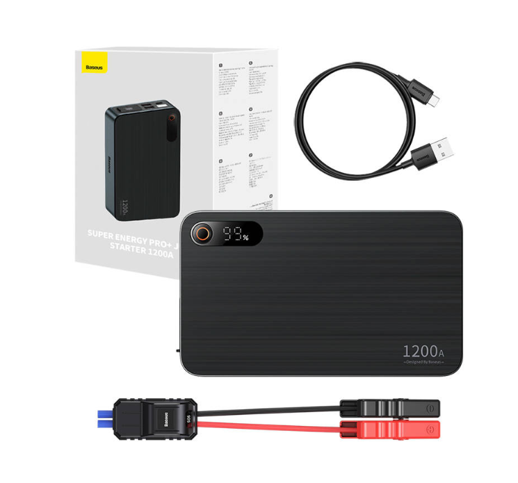 Car Jump Starter Baseus Super Energy Pro+ 1200A - juodas