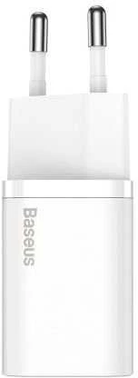 Baseus Super Si greitas įkroviklis 1C 25W su USB-C į USB-C kabeliu 1m - Baltas