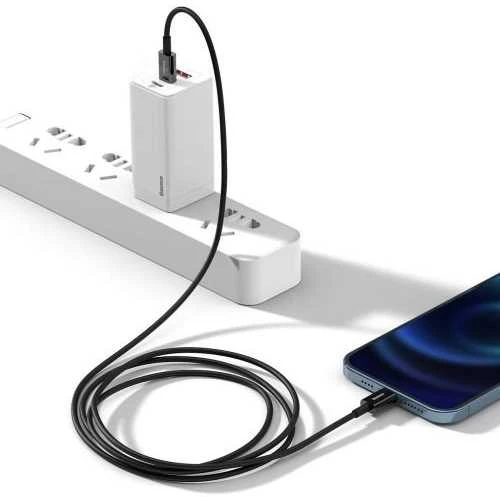 Baseus Superior serijos USB-C - Lightning kabelis 20W PD 1m - Juodas