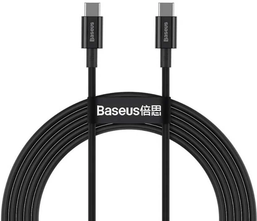Baseus Superior serijos USB-C - USB-C kabelis 100W 1m juodas